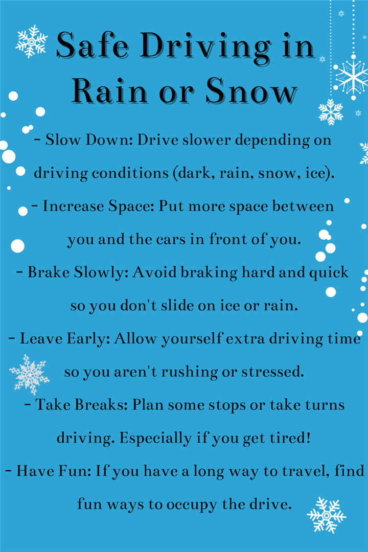 Safe Driving in Rain or Snow at Graham Auto Repair